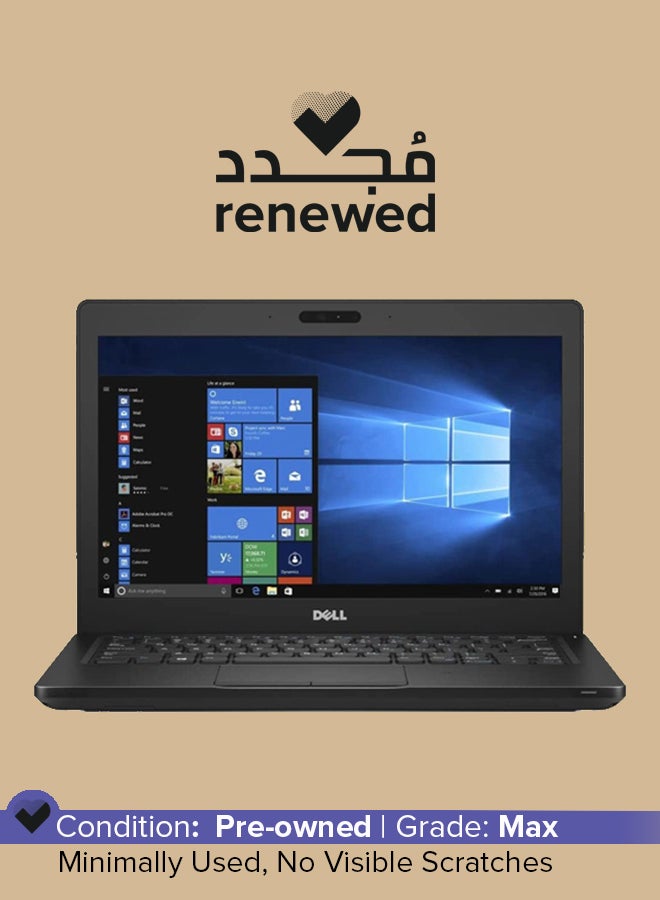 مجدد - لابتوب لاتيتيود 5290 بشاشه 12.5 بوصه بدقه Full HD، مع معالج انتل كور i5/الجيل الثامن/8 جيجابايت RAM/256 جيجابايت/انتل UHD Graphics 620 باللون الاسود