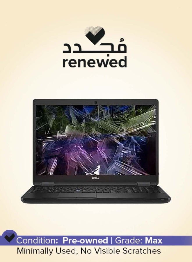 Renewed - Latitude 5490 Laptop With 14-Inch Full HD Display,Intel Core i5-8350U Processor/Quad Core/8th Gen/8GB RAM/256GB SSD/Intel UHD 620 Graphics/Windows 11 Pro English black