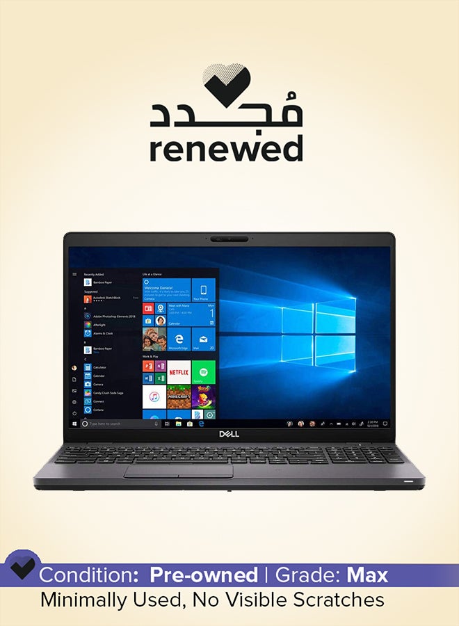 تم تجديده - كمبيوتر محمول Latitude 5500 (2019) بشاشه مقاس 15.6 بوصه ومعالج Intel Core i5/الجيل الثامن/ذاكره وصول عشوائي 8 جيجابايت/محرك اقراص SSD سعه 512 جيجابايت/بطاقه رسومات Intel UHD 620