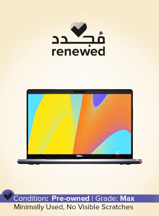 Renewed -Latitude 5510 Laptop WithBag & Flash Drive, Antivirus/Full HD 15.6-Inch Display/Core i7-10810U/16GBRAM/256GB SSD/Intel UHD graphics/Windows 10/ English-Arabic Silver English/Arabic Silver