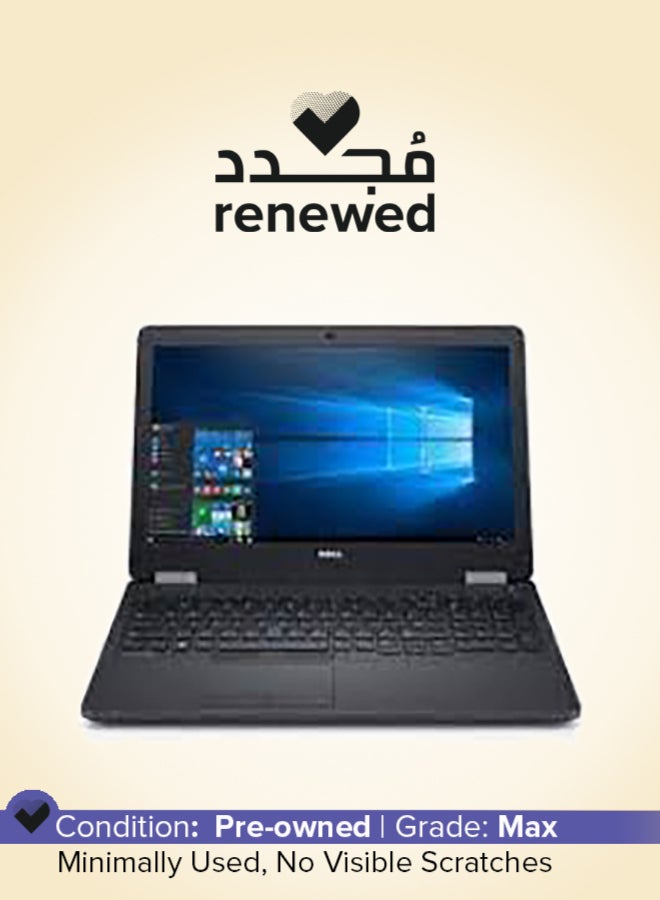 مجدد - لابتوب لاتيتيود 5570 بشاشه HD مقاس 15.6 بوصه، معالج كور i7/ثنائي النواه/الجيل السادس/ذاكره RAM سعه 16 جيجابايت/قرص SSD سعه 256 جيجابايت/رسومات انتل HD/ويندوز 10