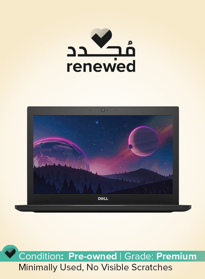 تم تجديده - الكمبيوتر المحمول Latitude 7390 بشاشه مقاس 13.3 بوصه ومعالج Core-i7-8650U/16GBRAM/512 SSD/Windows 10