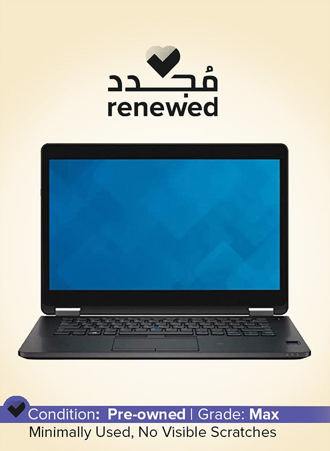 مجدد - لابتوب لاتيتيود E7490 بشاشه مقاس 14 بوصه ومعالج انتل كور i7 من الجيل الثامن / ذاكره رام 8 جيجابايت / محرك اقراص SSD سعه 512 جيجابايت / بطاقه رسومات انتل بدقه فائقه الوضوح سعه 620 ميجابايت / نظام ويندوز 10 برو اسود