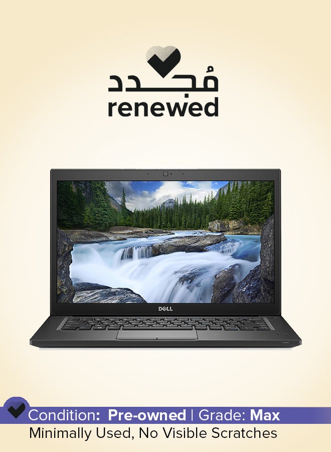مجدد - لابتوب لاتيتيود E7490 بشاشه مقاس 14 بوصه، معالج انتل كور i7/ الجيل الثامن/ ذاكره رام سعه 16 جيجابايت/ محرك اقراص SSD سعه 512 جيجابايت/ بطاقه رسومات انتل بدقه فائقه الوضوح سعه 620 ميجابايت/ نظام تشغيل ويندوز 10 برو اسود