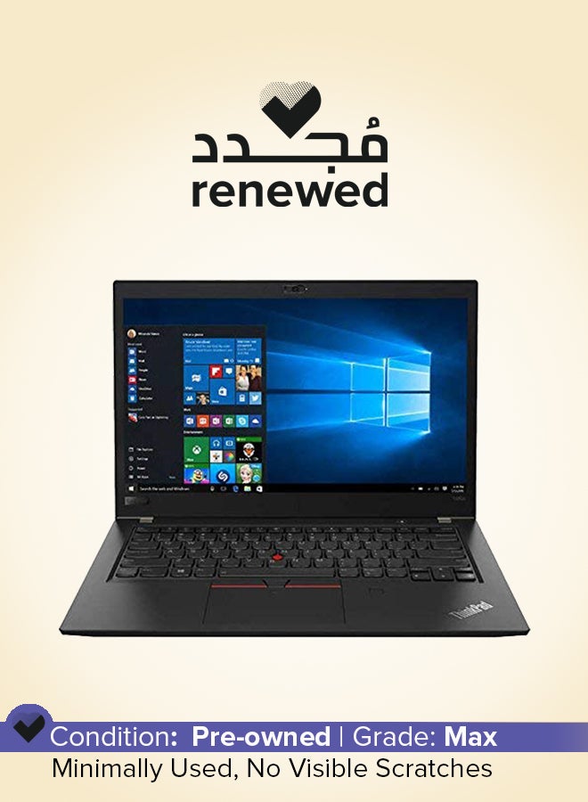 تم تجديده - كمبيوتر محمول T480s ThinkPad بشاشه عاليه الدقه مقاس 14 بوصه، ومعالج Intel Core i5-8th Gen/ذاكره الوصول العشوائي DDR4 سعه 16 جيجابايت/محرك اقراص SSD سعه 256 جيجابايت/نظام التشغيل Windows 10 Pro