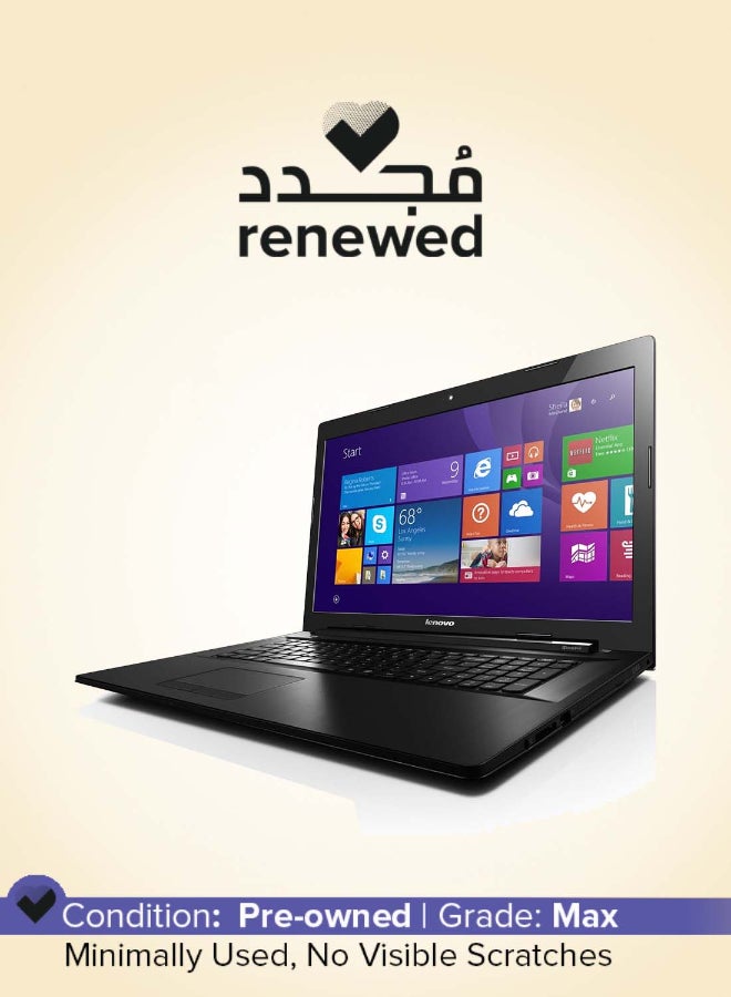 Renewed - ThinkPad B70-80 Laptop With 17.3-Inch Full HD Display,Intel Core i3 - 5005U Processor/Dual Core/Not Applicable8GB RAM/1TB SSD/Intel HD 5550 Graphics/Windows 10 Pro English black