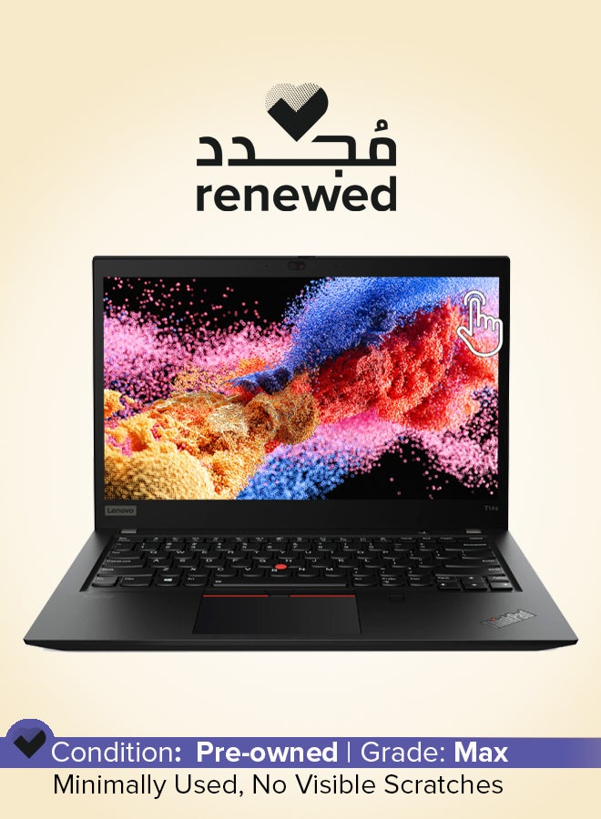 مجدد - لابتوب ThinkPad T14s بشاشه 14 بوصه بدقه Full HD، مع معالج Intel Core i7-10610U/رباعي النواه/الجيل العاشر/ذاكره RAM سعه 16GB/قرص SSD سعه 512GB/رسومات Intel HD 630/نظام Windows 10 Pro
