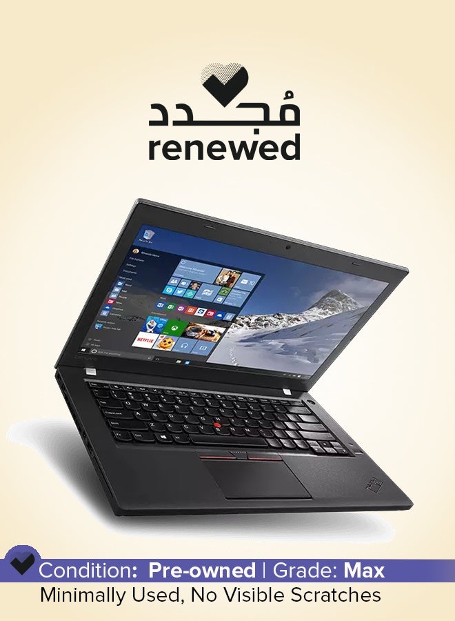 Renewed - ThinkPad T460 14" Intel Core i5 - 6300U 6th Gen 2.40 Ghz 8GB 256GB Intel HD Graphics 5500 Black Win 11 Pro English black