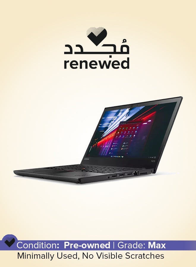 Renewed - ThinkPad T470 14" Intel Core i5 - 6300U 6th Gen 2.40 Ghz 8GB 256GB Intel HD Graphics 520 Black Win 11 Pro English black