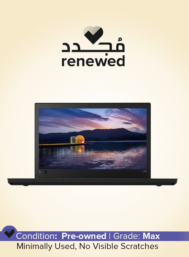 مجدد - لابتوب ThinkPad T480 بشاشه FHD مقاس 14 بوصه، مع معالج Core i5/الجيل الثامن/رباعي النواه/ذاكره RAM سعه 16 جيجابايت/قرص SSD سعه 512 جيجابايت/رسومات Intel HD/Windows 10 Pro