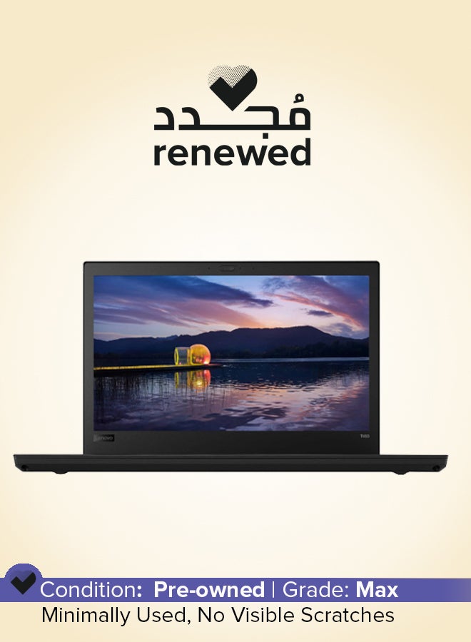 مجدد - لابتوب ThinkPad T480 بشاشه FHD مقاس 14 بوصه، مع معالج Core i5/الجيل الثامن/رباعي النواه//ذاكره RAM سعه 8GB/قرص SSD سعه 256GB/رسومات Intel HD/نظام Windows 10 Pro