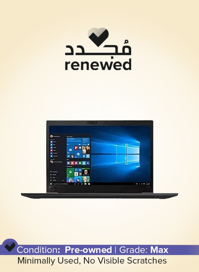 مجدد - لابتوب ثينك باد T480S بشاشه 14 بوصه، معالج انتل كور i5-8350U/الجيل الثامن/ذاكره 8 جيجابايت/قرص SSD بسعه 256 جيجابايت/رسومات مدمجه باللون الاسود الانجليزي