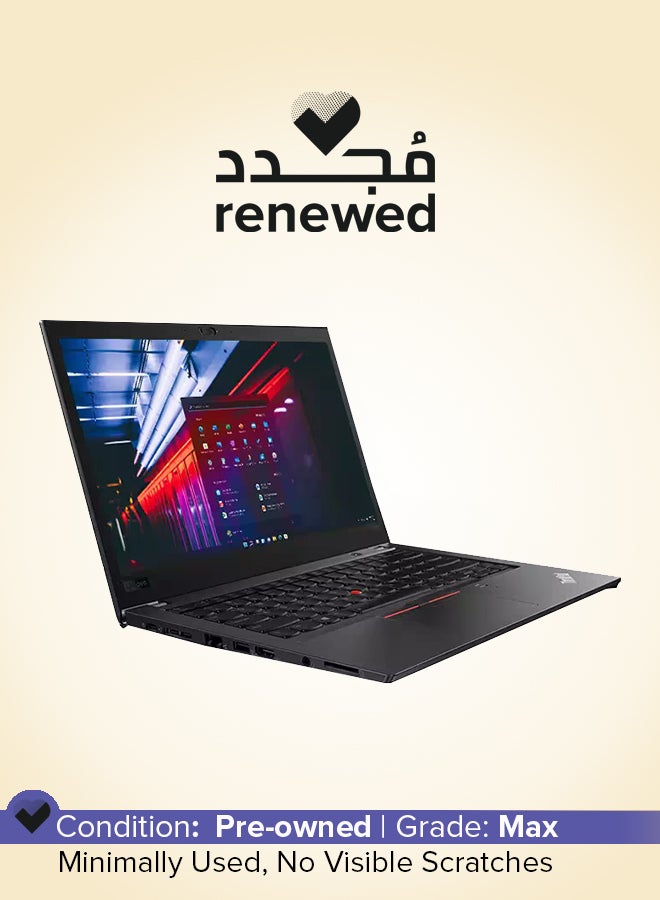 مجدد - لابتوب ThinkPad T480s بشاشه 14 بوصه، معالج Core i5/ثنائي النواه/الجيل الثامن/ذاكره RAM 8GB/قرص SSD سعه 256GB/نظام Windows 10 Pro/رسومات Intel HD