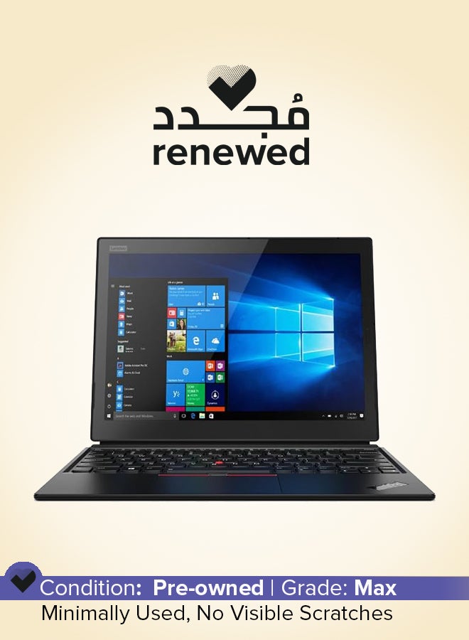 Renewed - ThinkPad X1 Tablet 12" Intel Core i5 - 8350U 8th Gen 1.70 Ghz 8GB 256GB Intel UHD Graphics 620 Black Win 11 Pro With Keyboard English black