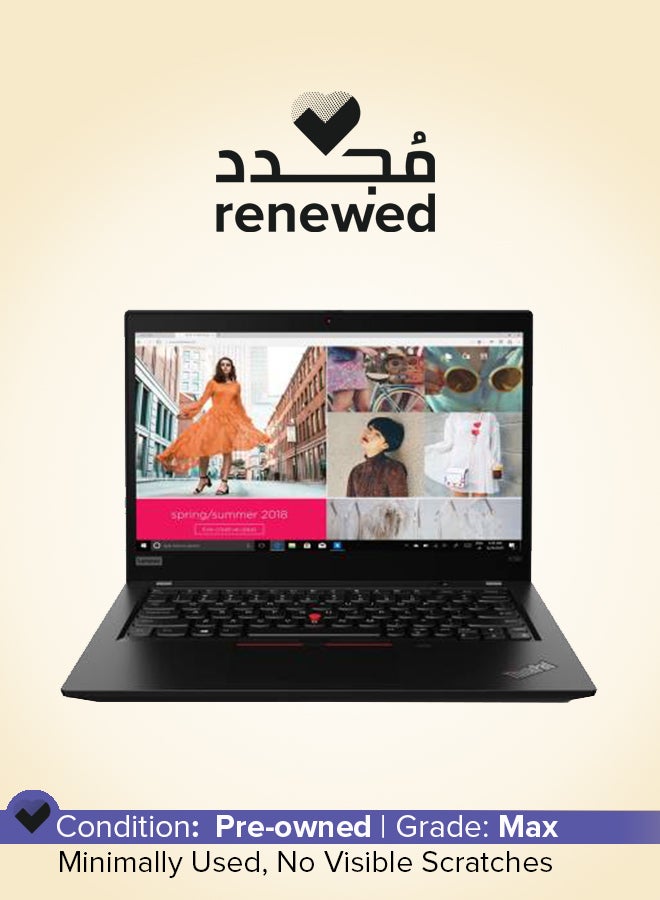 تم تجديده - كمبيوتر محمول ThinkPad X390 بشاشه مقاس 13.3 بوصه، ومعالج Intel Core i5 الجيل الثامن/ذاكره وصول عشوائي سعتها 8 جيجابايت/محرك اقراص SSD سعه 256 جيجابايت/نظام التشغيل Windows 10 Pro