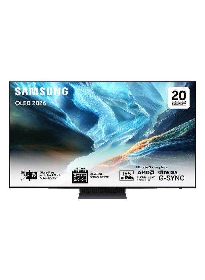 سامسونج، 83 بوصه، OLED 4K AI Upscaling، 165HZ، خاليه من الوهج، G-Sync
