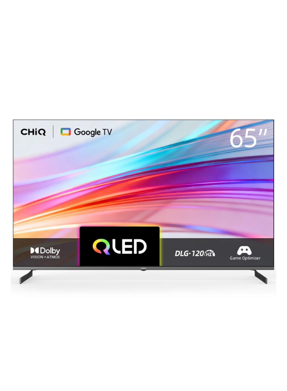 Smart Google 65-Inch TV, QD, 2GB RAM + 16GB ROM, 120HZ, Frameless - U65QM10S Black