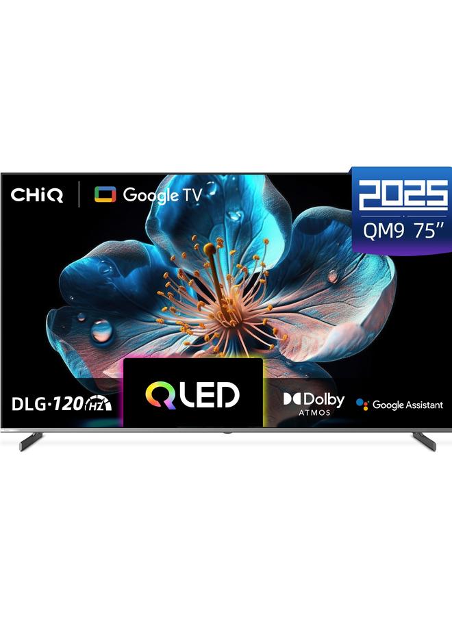 تلفاز ذكي، 75 بوصه، QLED، 4 كابل HDMI، 2USB، RAM2GB، 16GB، حافه رفيعه - U75QM9S