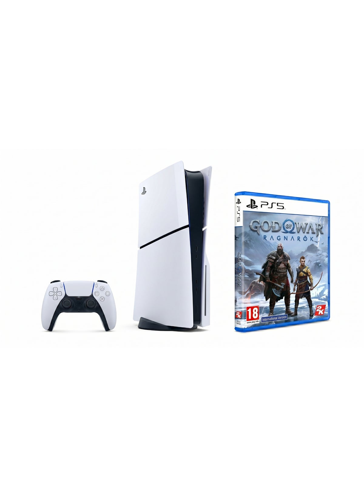 Sony PS5 Slim Disc with God of War Ragnarok (ps5) International Version