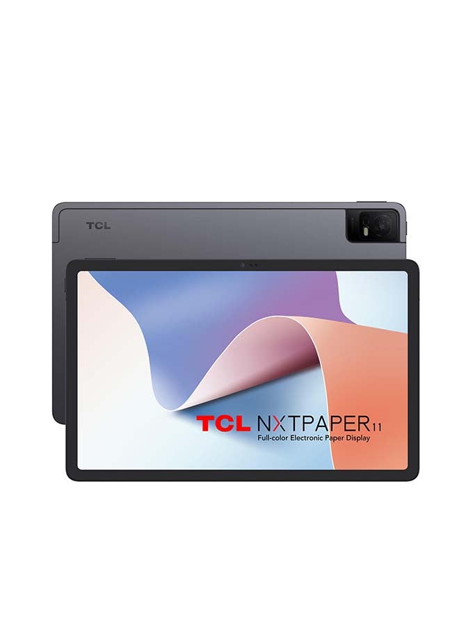 تاب NXTPAPER 11 رمادي 4 جيجابايت رام 128 جيجابايت واي فاي - نسخه الشرق الاوسط مع غلاف قابل للطي