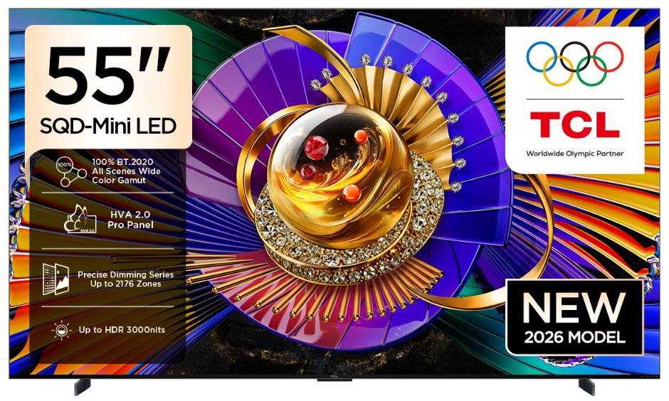 شاشه تلفزيون تي سي ال 55 بوصه، سمارت، MiniLED، تقنيه HDR10+، تحكم صوتي، موديل - 55C7L