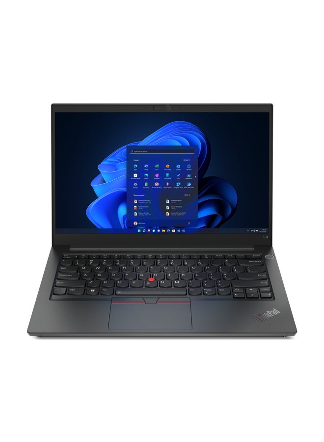 كمبيوتر محمول ThinkPad E14 Gen 4 بشاشه FHD مقاس 14 بوصه (1920 × 1080) ومعالج Core i7-1255U/ذاكره وصول عشوائي 8 جيجابايت DDR4/512 جيجابايت SSD M.2/Windows 11 Pro/Intel Iris Xe متكامل