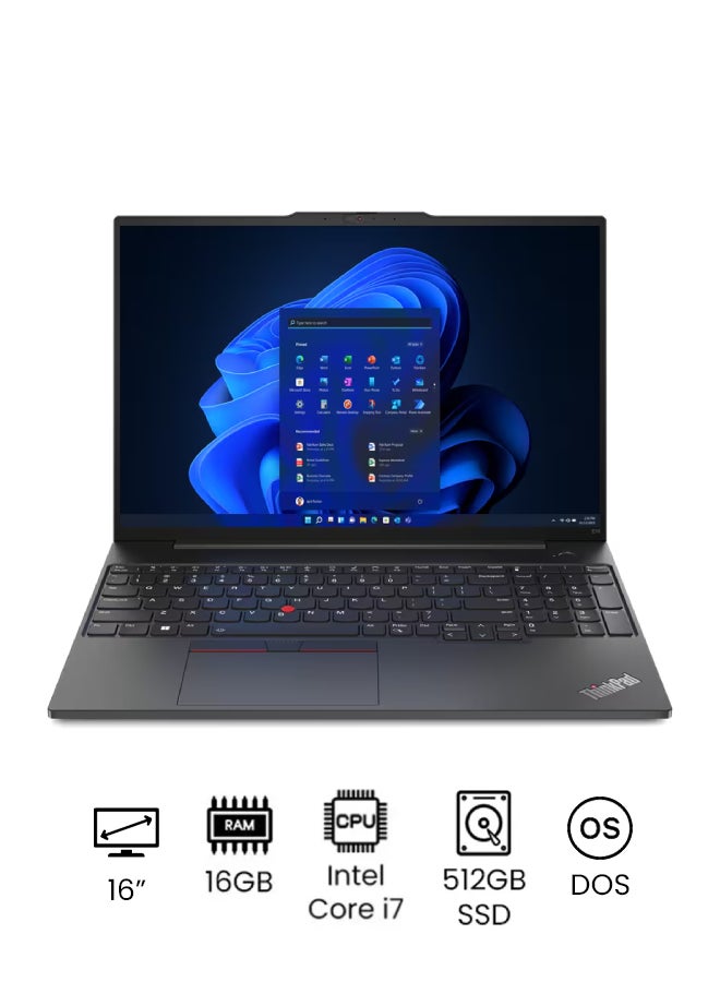 لابتوب ثينك باد E16 الجيل الاول بشاشه مقاس 16 بوصه (1200 × 1920) ومعالج انتل كور i7-13700H/ذاكره وصول عشوائي رام دي دي ار فور سعه 16 جيجابايت/محرك اقراص اس اس دي سعه 512 جيجابايت/بدون ويندوز/بطاقه رسومات انتل ايريس اكس اي الانجليزيه/العربيه اسود جرافيت