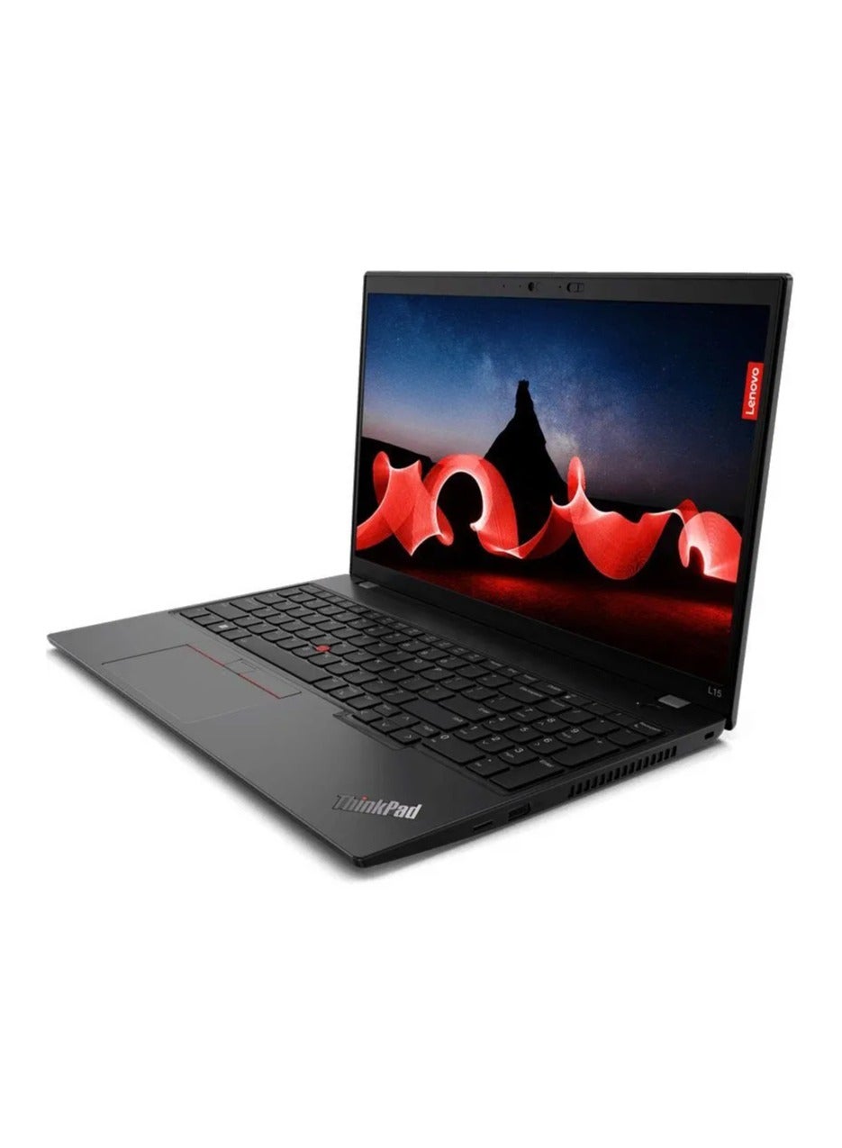 لابتوب ثينك باد L15 جين 4، معالج i7-1355U ذاكره وصول عشوائي 16 جيجا دي دي ار فور، 512 جيجا اس اس دي ام.2، رسومات ايريس اكس اي مدمجه، 15.6 بوصه فائقه الدقه نظام تشغيل ويندوز 11 برو الانجليزيه/العربيه اسود