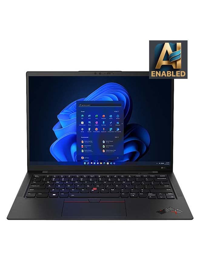 شاشه ThinkPad X1 Carbon Gen 12 مقاس 14 بوصه، معالج ULTRA 7 155U/ذاكره وصول عشوائي سعه 16 جيجابايت/محرك اقراص SSD سعه 1 تيرابايت/بطاقه رسومات Intel Iris XE/Windows 11 Pro