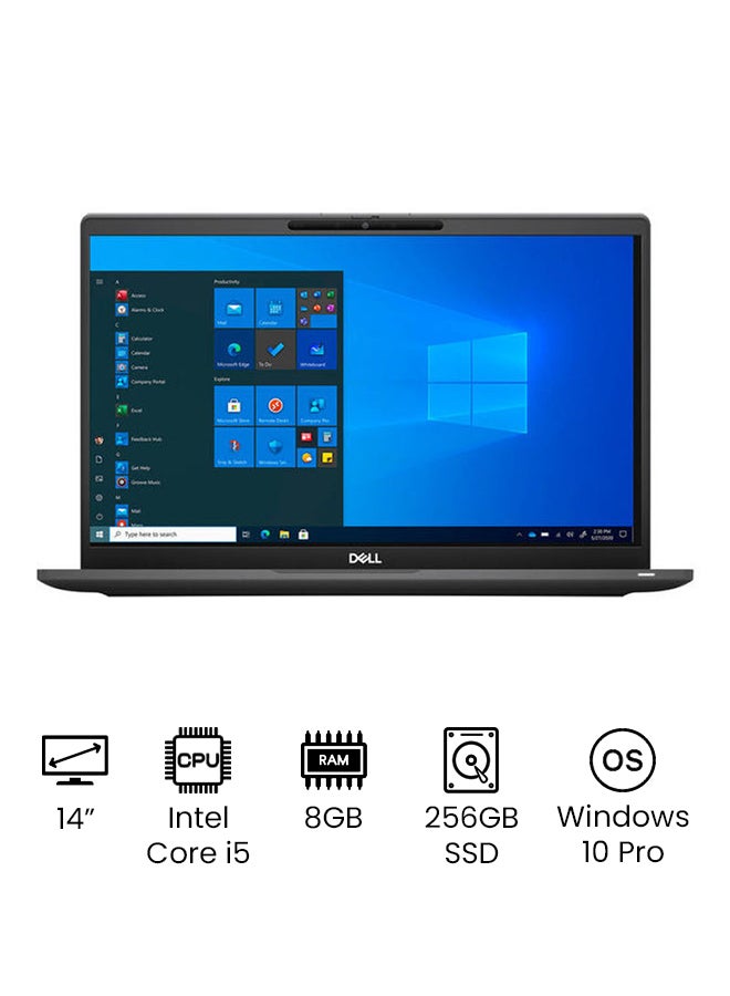 لابتوب لاتيتيود 7420 بشاشه IPS مقاس 14 بوصه بدقه كامله الوضوح ومعالج انتل كور i5-1145G7 من الجيل الحادي عشر/ ذاكره رام DDR4 سعه 8 جيجابايت/ محرك اقراص M.2 SSD سعه 256 جيجابايت/ بطاقه رسومات انتل ايريس XE مدمجه/ نظام ويندوز 10 برو/ اصدار عالمي اللغه الانجليزيه اسود