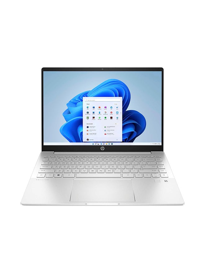 كمبيوتر محمول بافيليون بلس مع شاشه IPS مقاس 14 بوصه بدقه 2.2 كي (2240 × 1400) ، معالج كور i5 / ذاكره وصول عشوائي 16 جيجابايت / 512 جيجابايت اس اس دي / 11 / انتل ايريس اكس اي جرافيكس الانجليزيه/العربيه فضي طبيعي