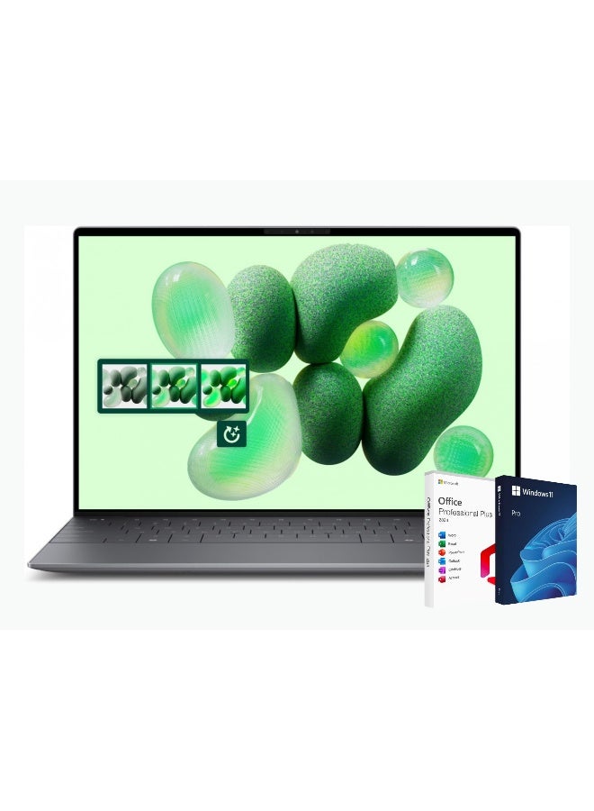 حاسوب محمول للاعمال XPS 13 9345، Qualcomm Snapdragon X Plus X1P-42-100، شاشه 13.4 بوصه FHD، 16GB رام، 2TB SSD، رسومات Qualcomm Adreno، Windows 11 Pro