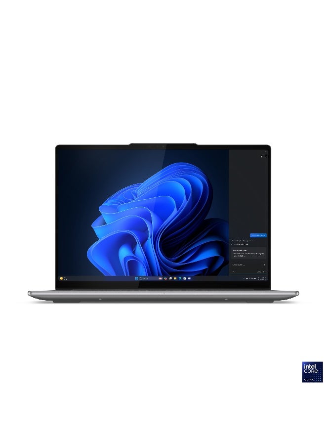 لابتوب يوجا برو 7 بشاشه OLED بحجم 14.5 بوصه بدقه 3K (3000x1876)، مع معالج انتل كور الترا 9 285H/32 جيجابايت رام DDR5/1 تيرابايت SSD/رسومات انتل ارك/ويندوز 11 هوم