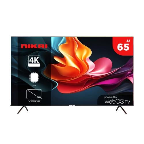 نيكاي بلاتينوم شاشه ذكيه 65 بوصه LED - 4k UHD - نظام WebOS - موديل NIK65MEU4STN